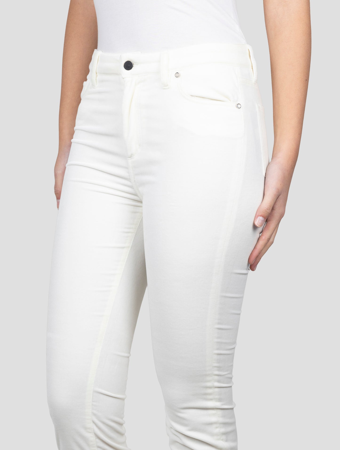 Kiton White Cotton Ea Jeans