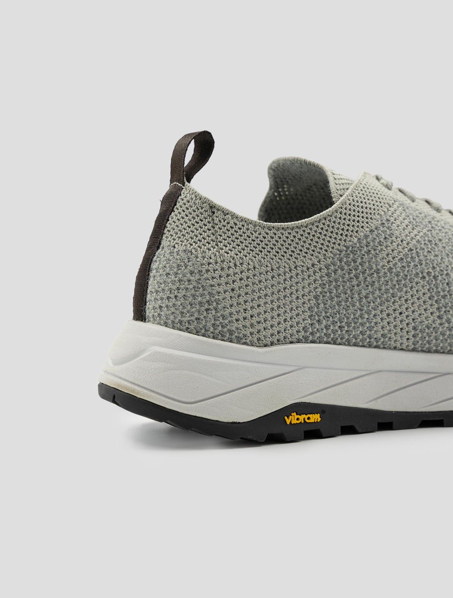 Kiton Gray Pl Pu Wool Sneakers
