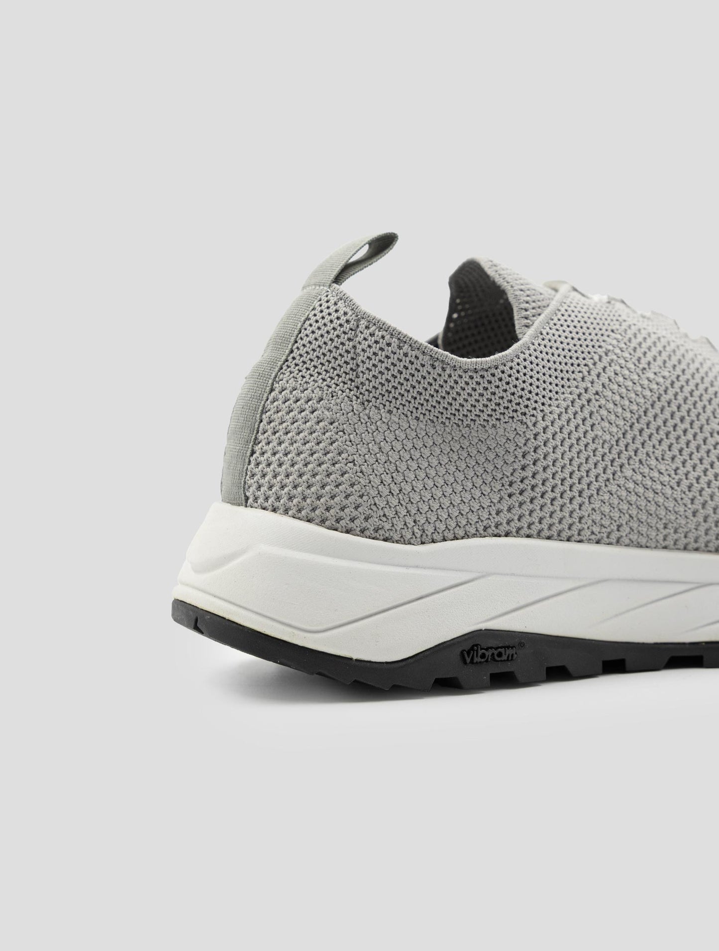 Kiton Gray Pl Pu Wool Sneakers