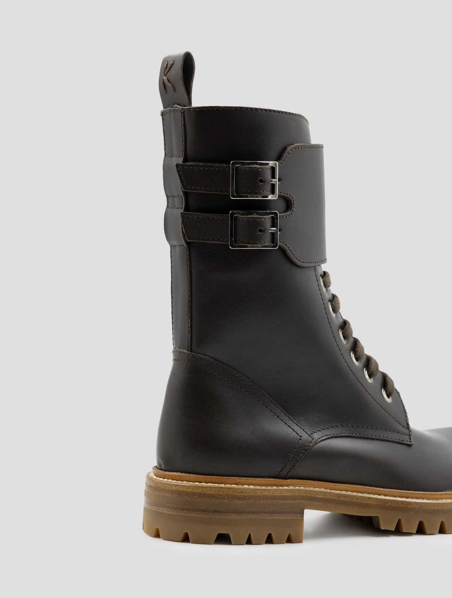 Kiton Brown Leather Boots