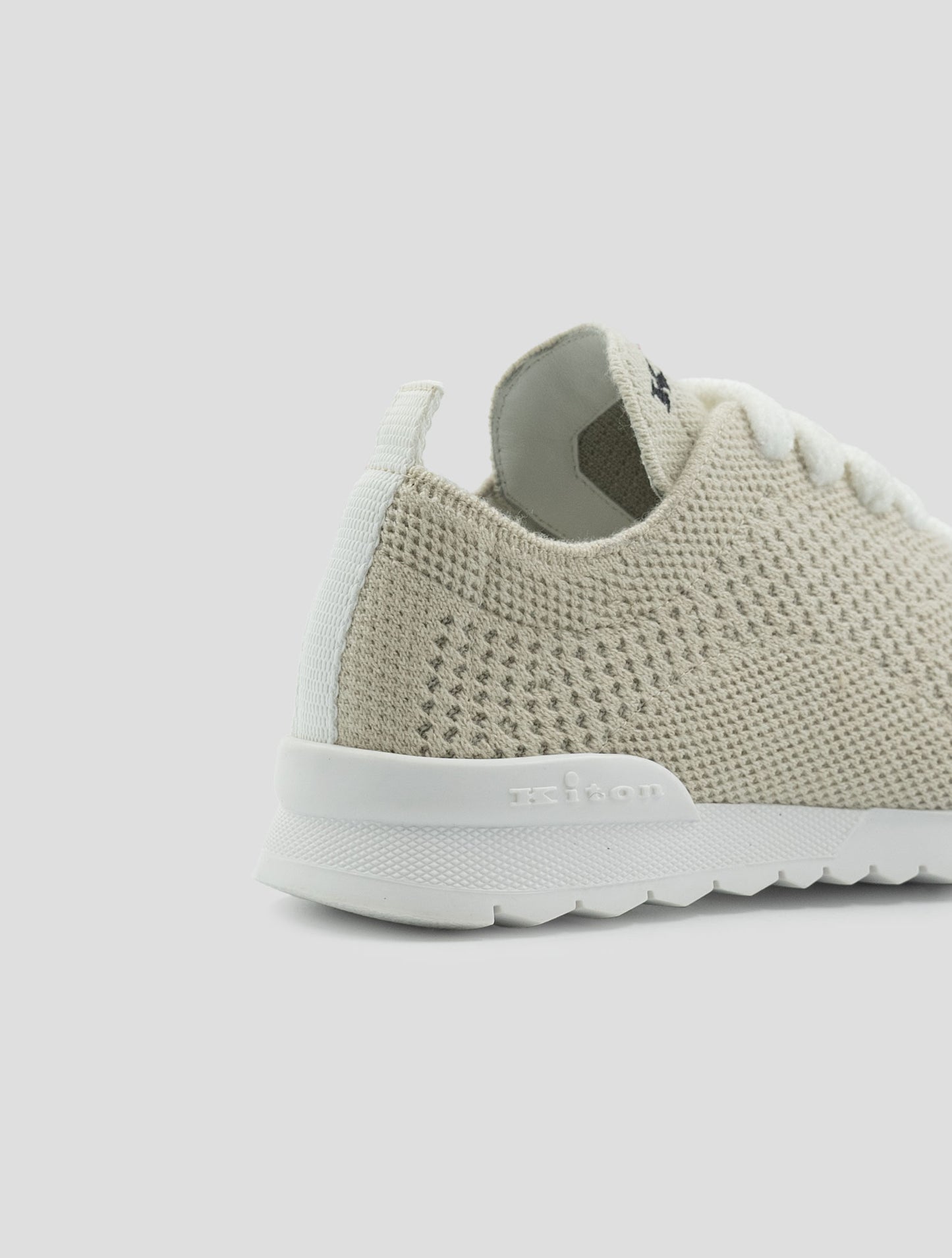Kiton Beige Cashmere Pl Sneakers