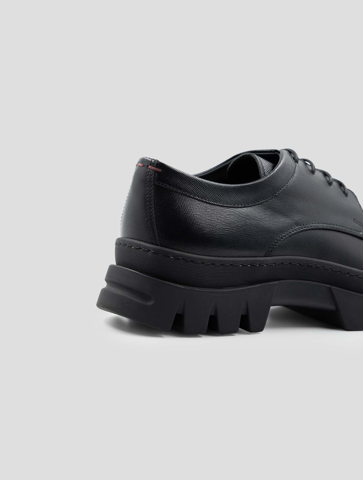 Kiton Black Leather Dress Shoes
