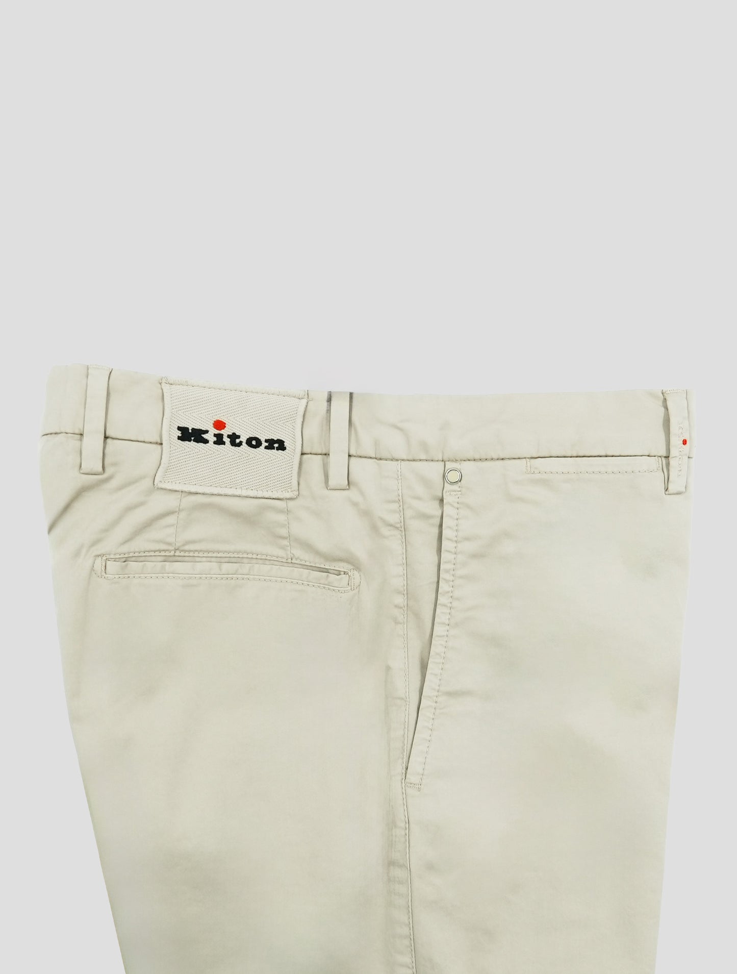 Kiton Beige Cotton Ea Pants