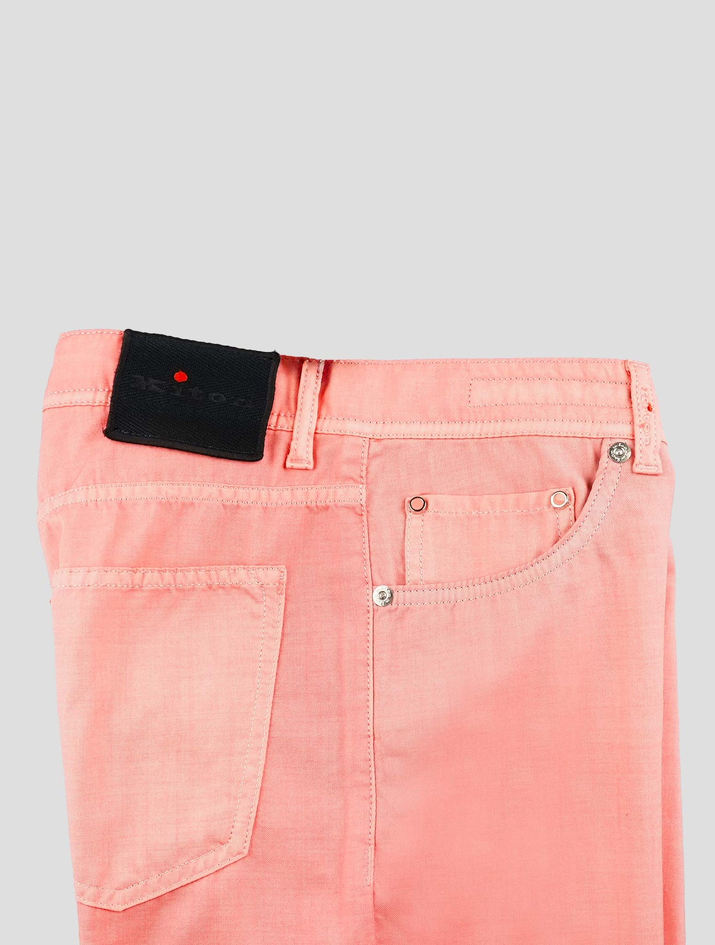 Kiton Pink Wool Jeans
