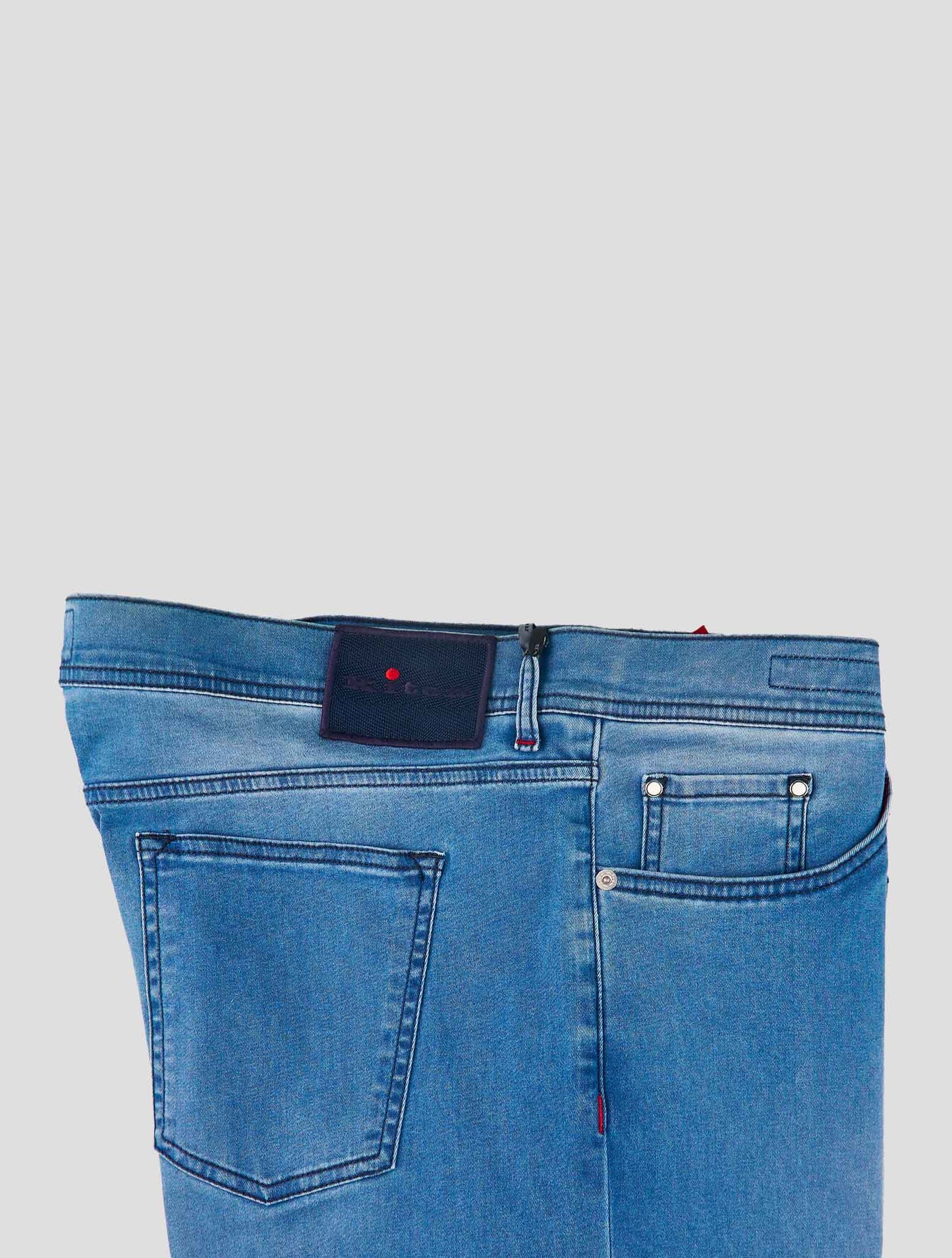 Kiton Blue Cotton Ea Jeans