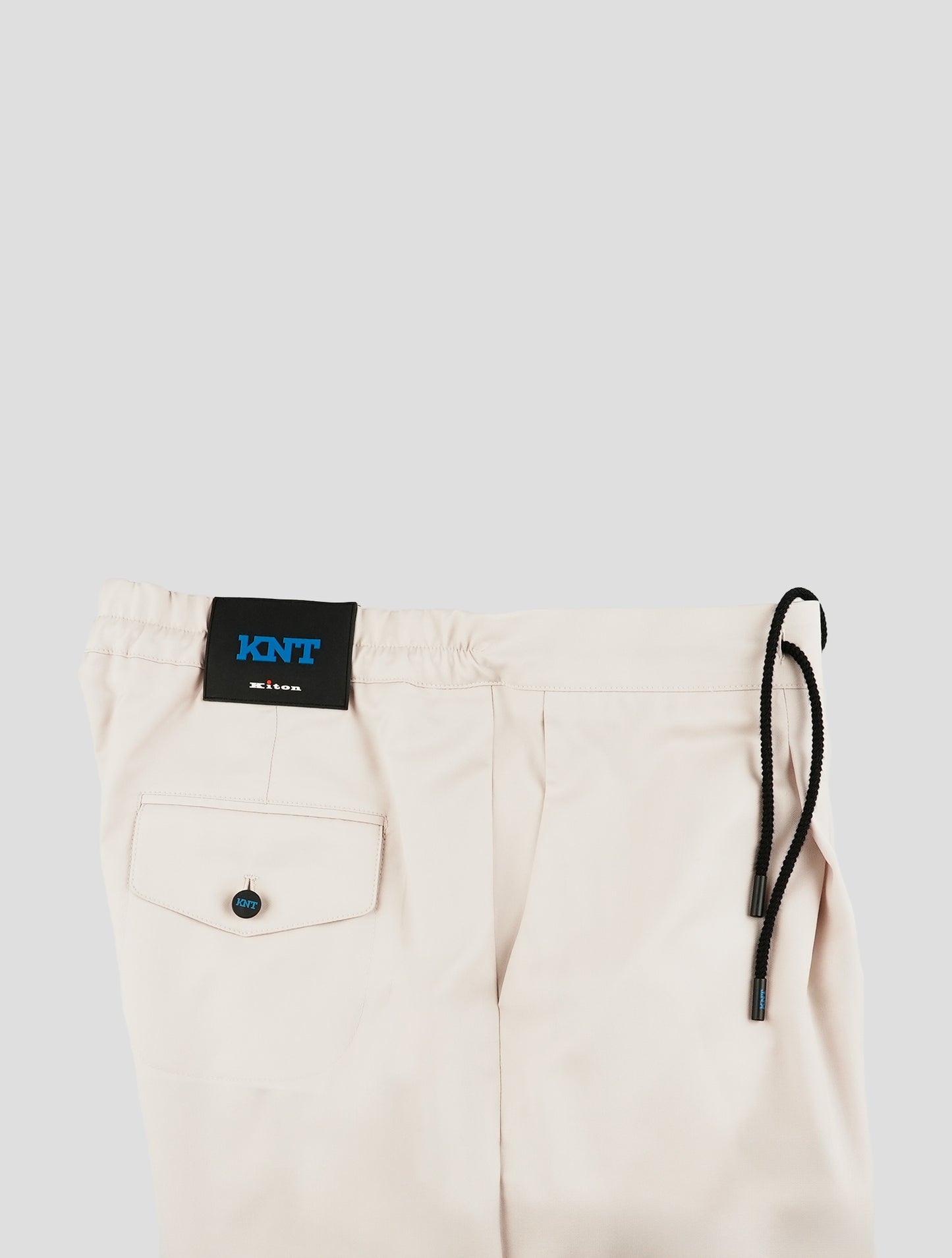 Kiton Beige Virgin Wool Pants