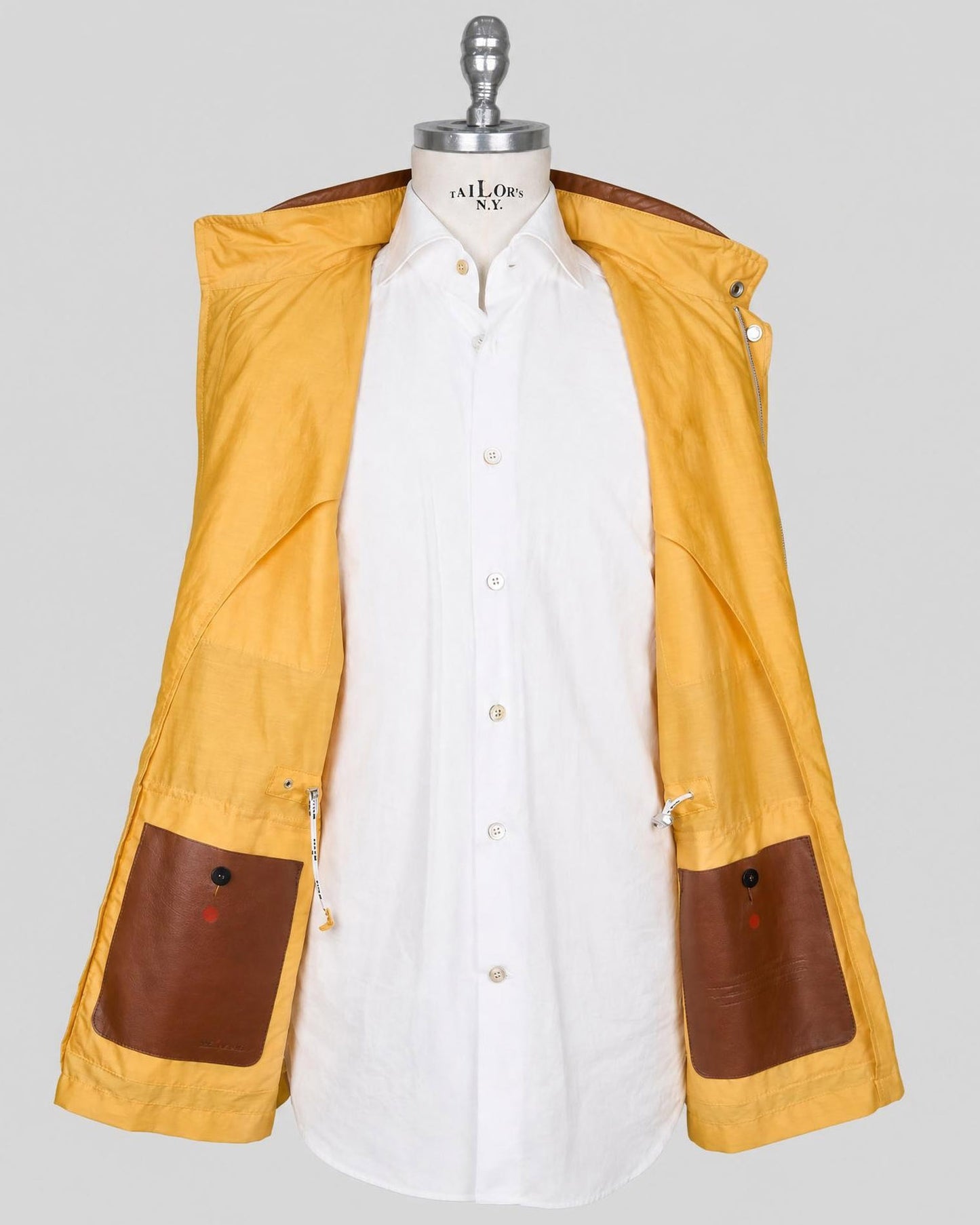 Kiton Yellow Silk Coat