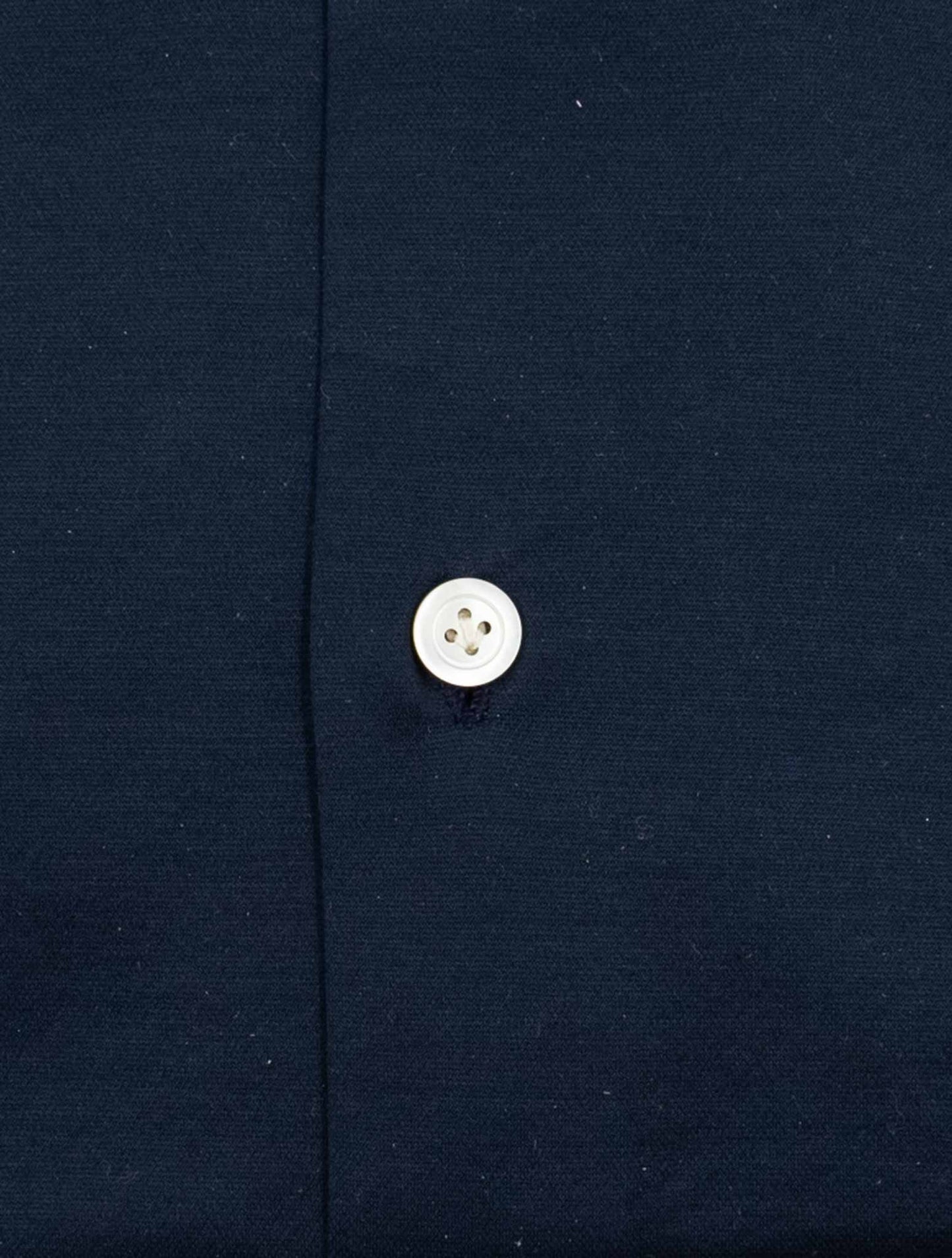 Kiton Blue Cotton Shirt