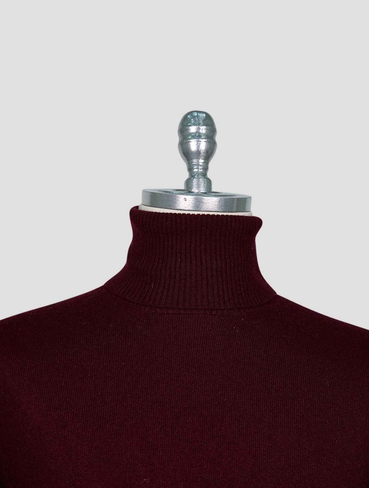Kiton Burgundy Cashmere Sweater Turtleneck