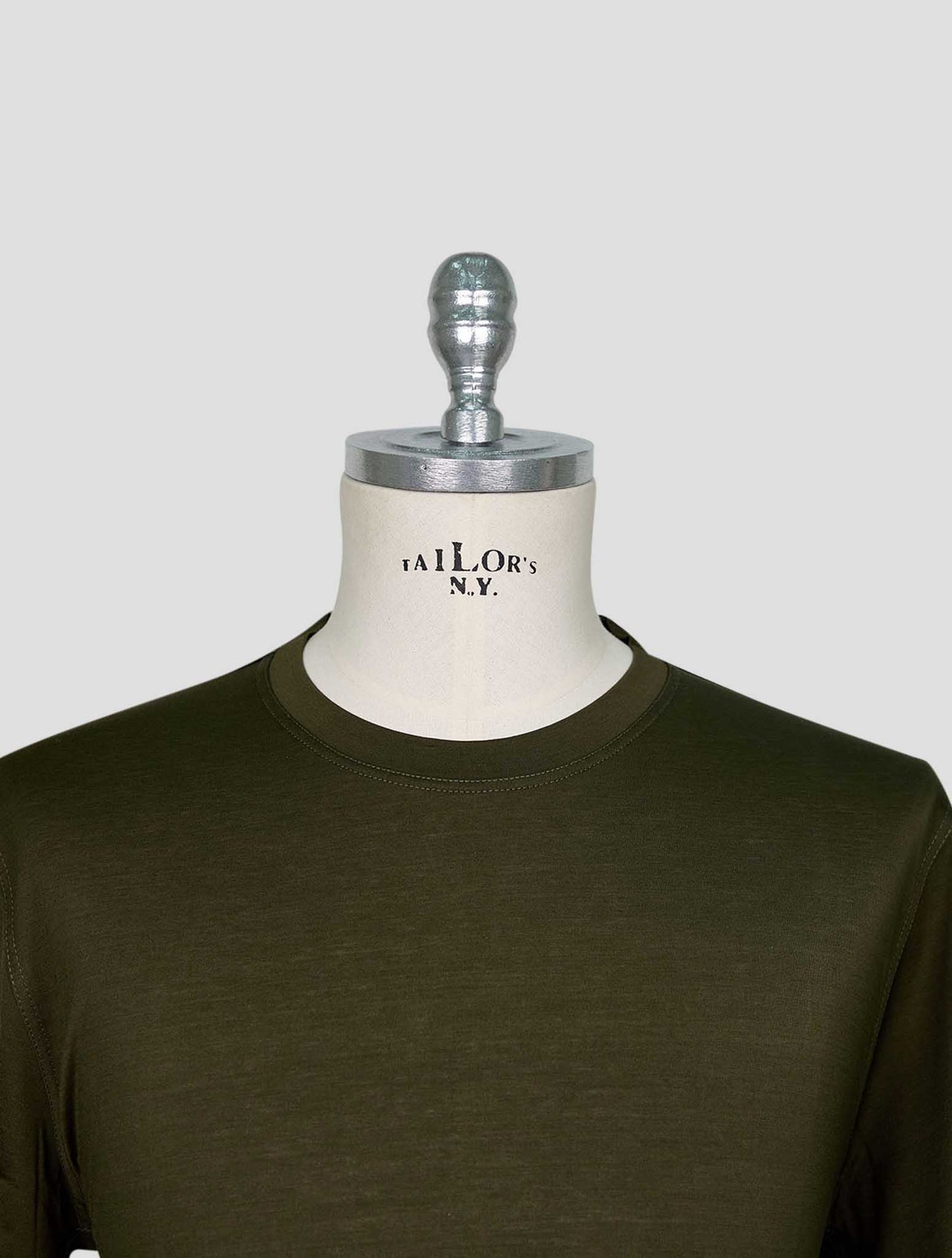 Kiton Green Cotton T-Shirt