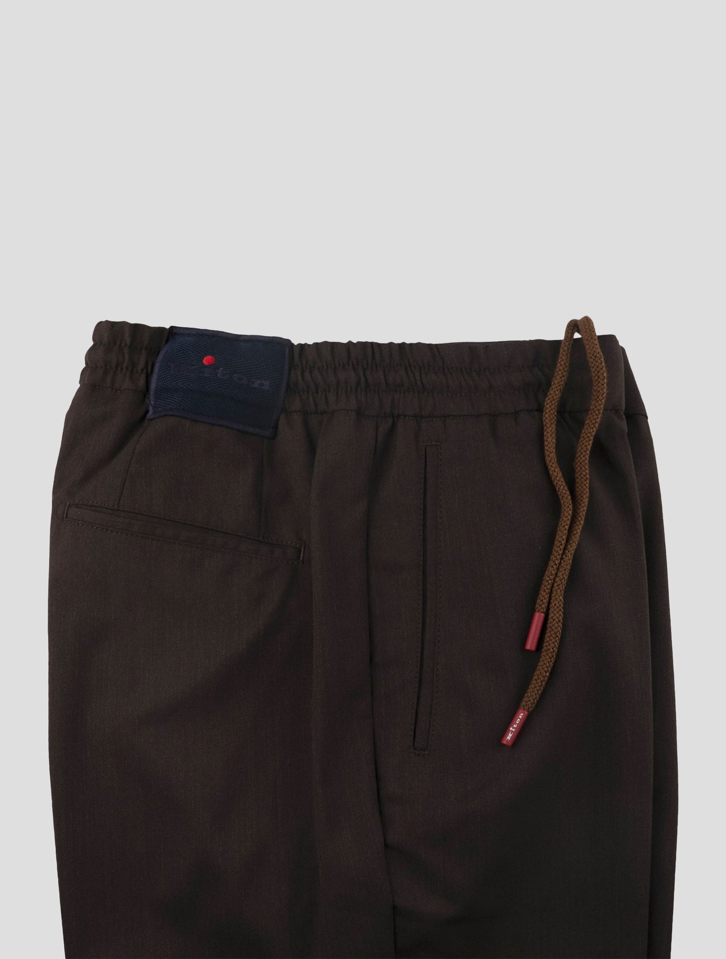 Kiton Brown Wool Pants
