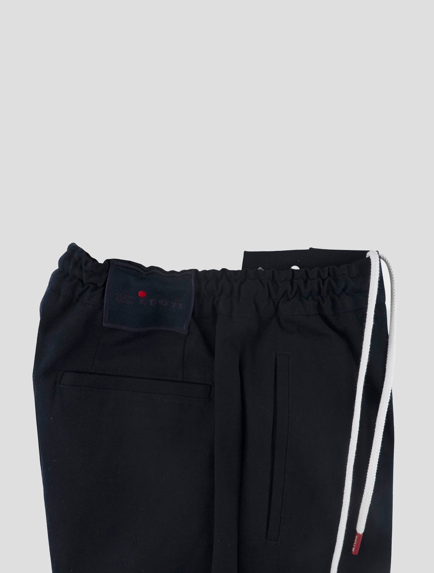 Kiton Blue Cotton Ea Pants