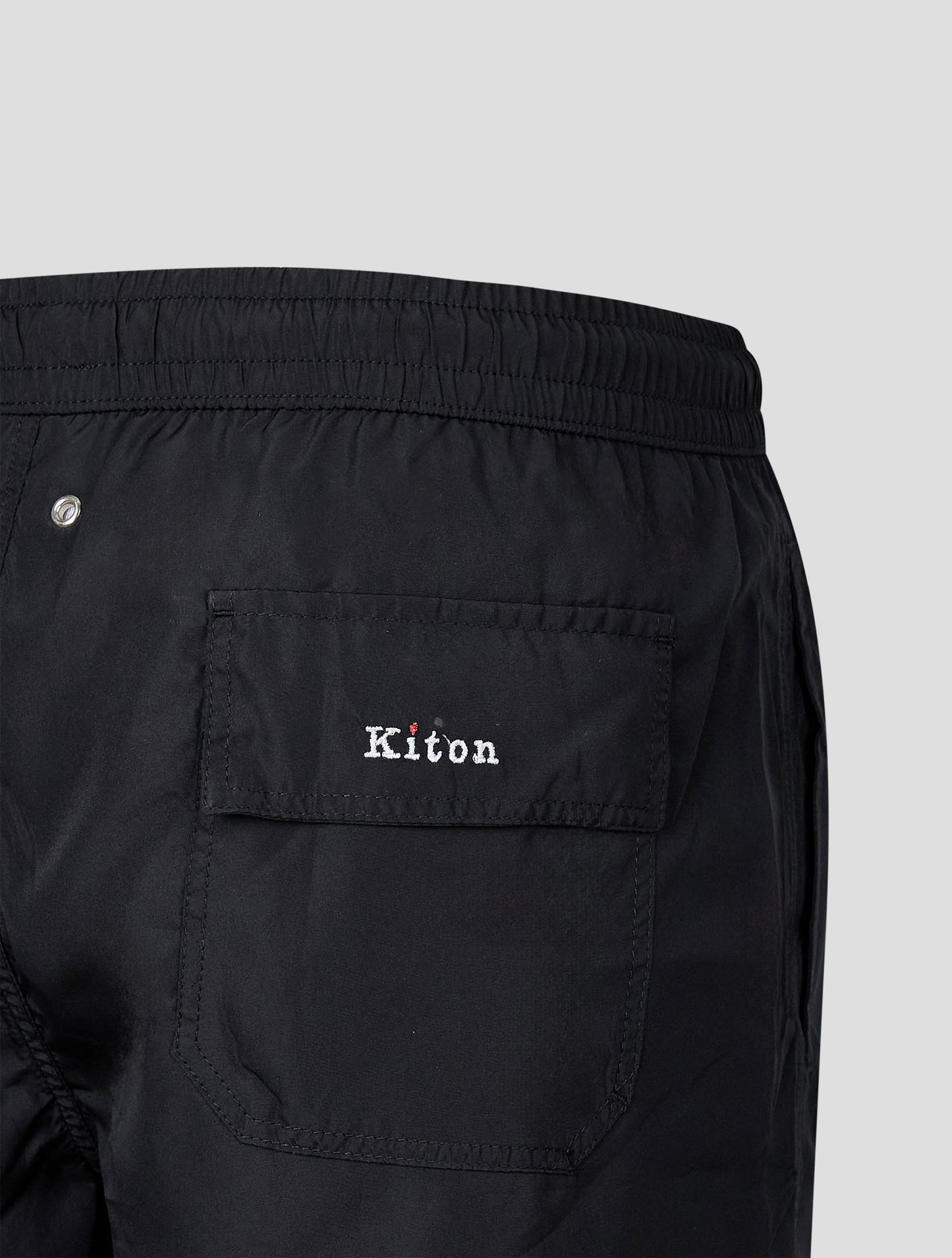 Kiton Black Pl Swim Trunks