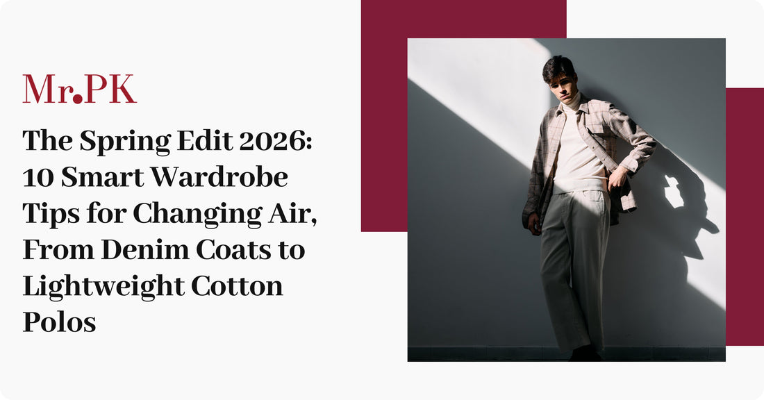 The Spring Edit 2026: 10 Smart Wardrobe Tips for Changing Air, From Denim Coats to Lightweight Cotton Polos