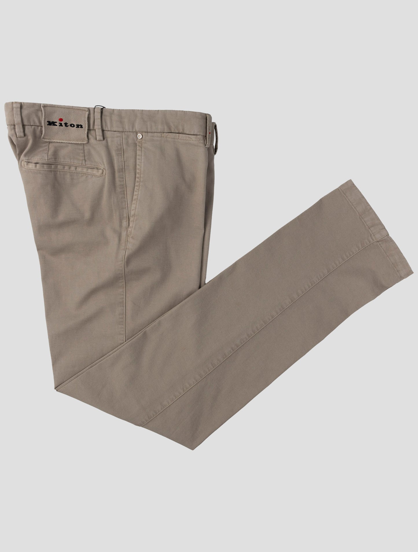 Kiton Beige Cotton Cashmere Ea Pants