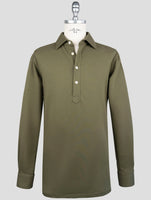 Kiton Green Cotton Ea Sweater Polo