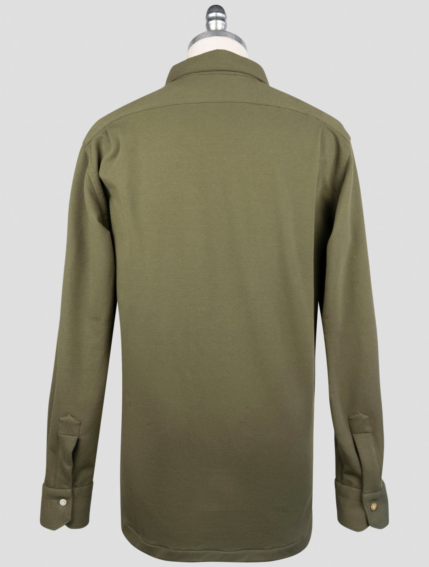 Kiton Green Cotton Ea Sweater Polo