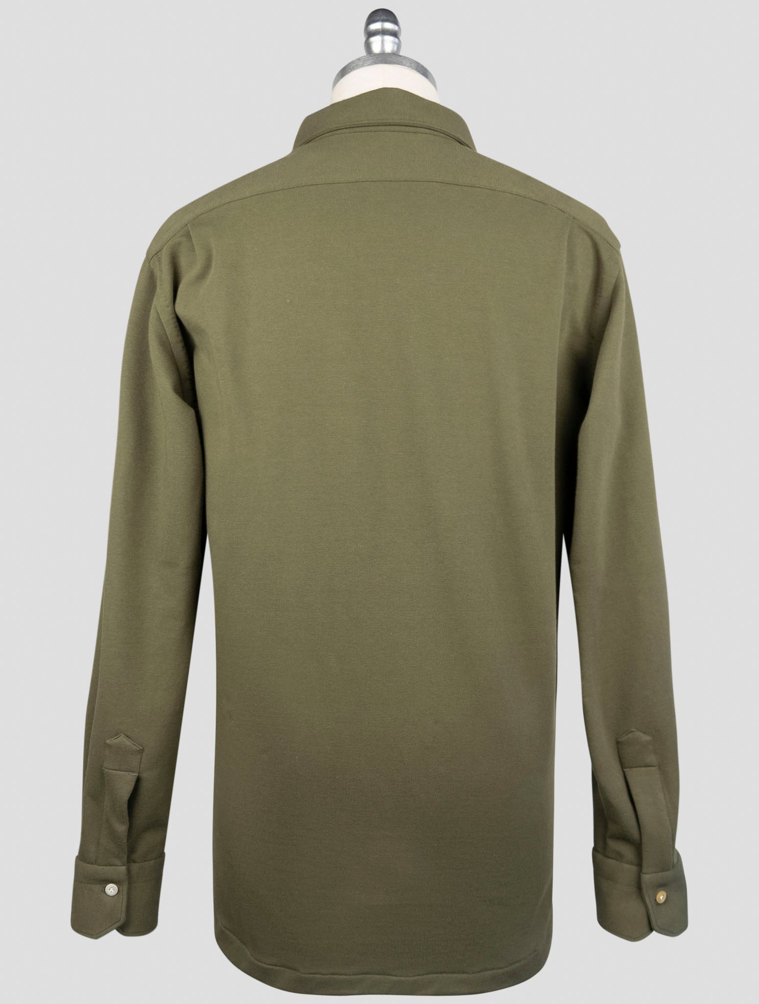 Kiton Green Cotton Ea Sweater Polo