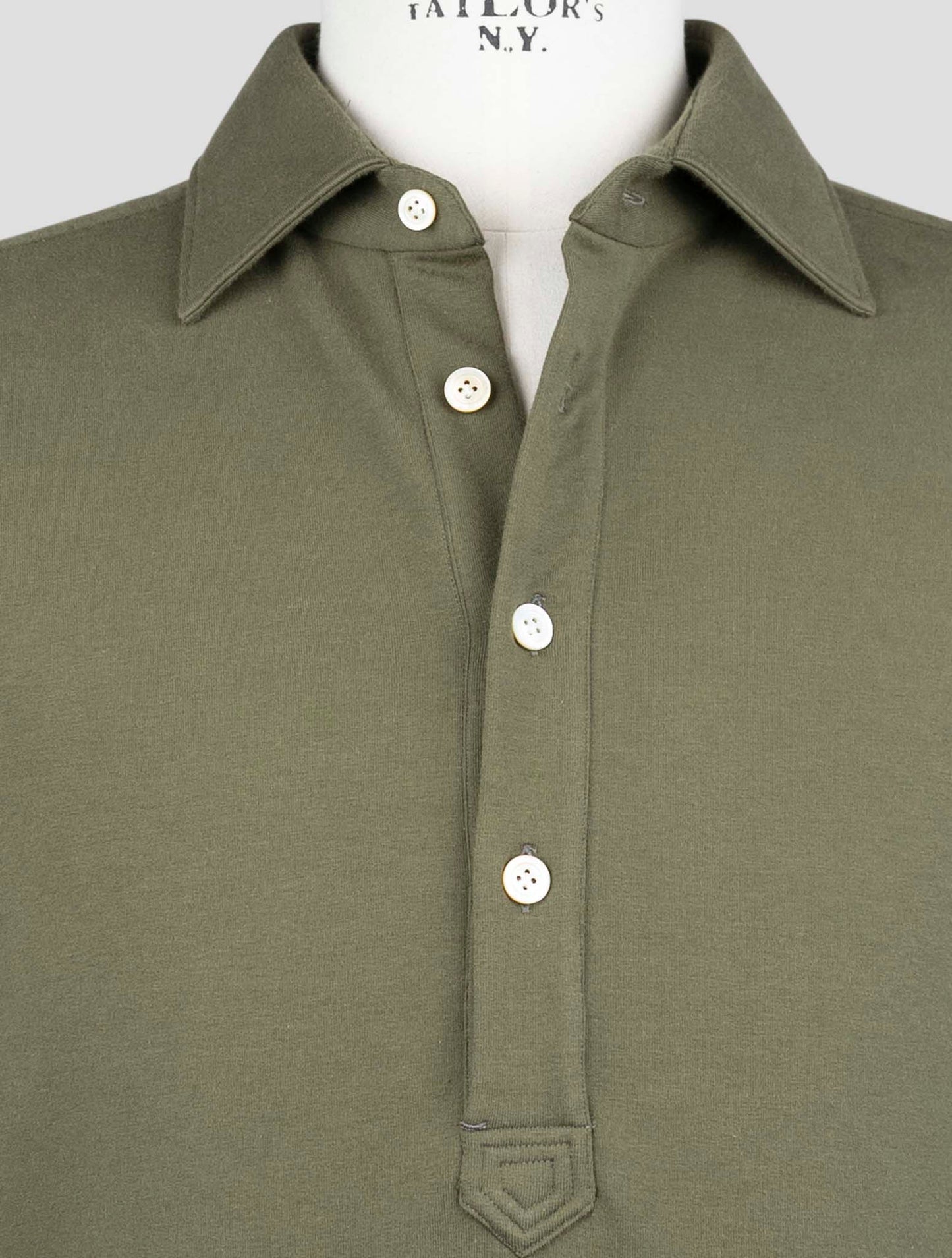 Kiton Green Cotton Ea Sweater Polo