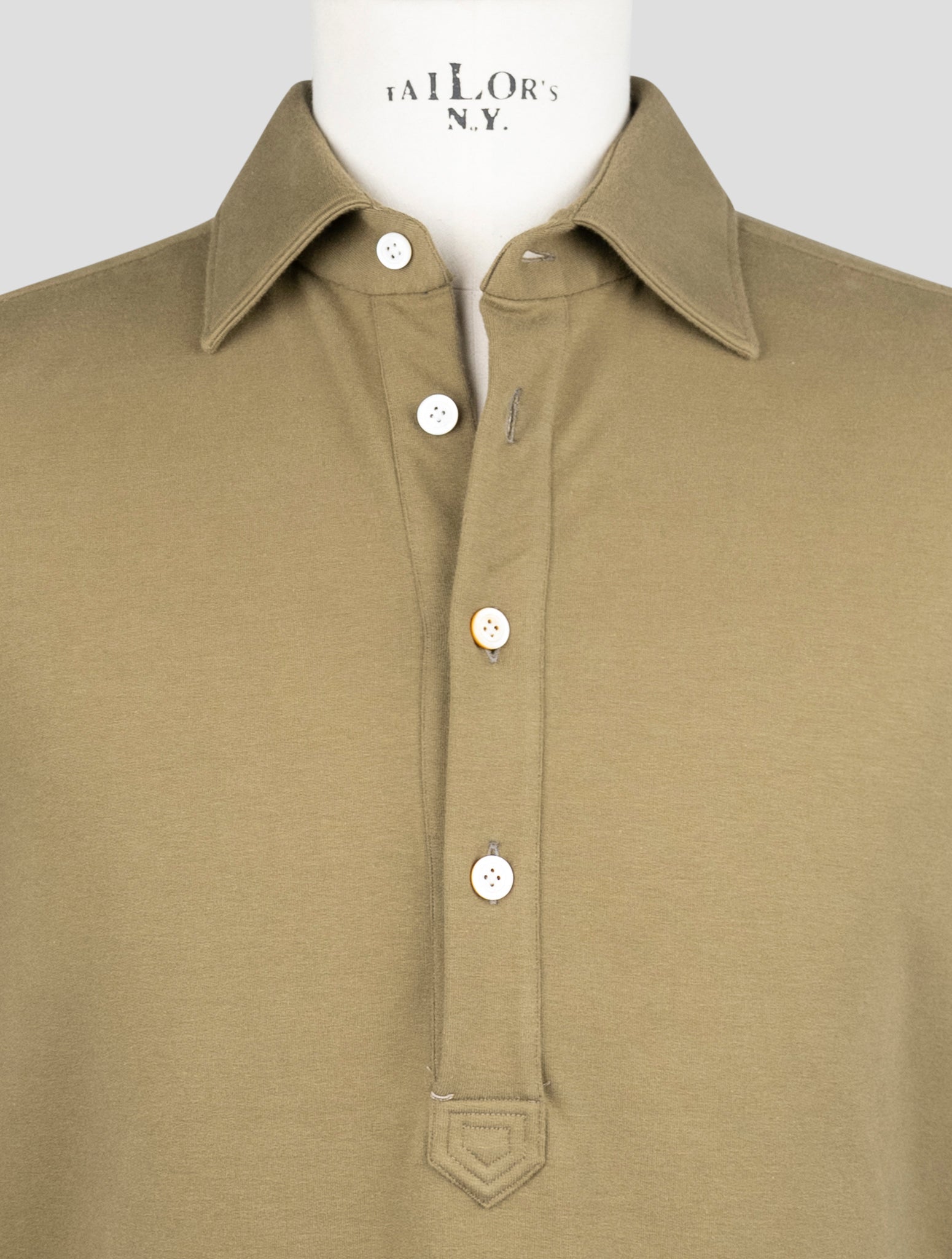 Kiton Green Cotton Ea Sweater Polo
