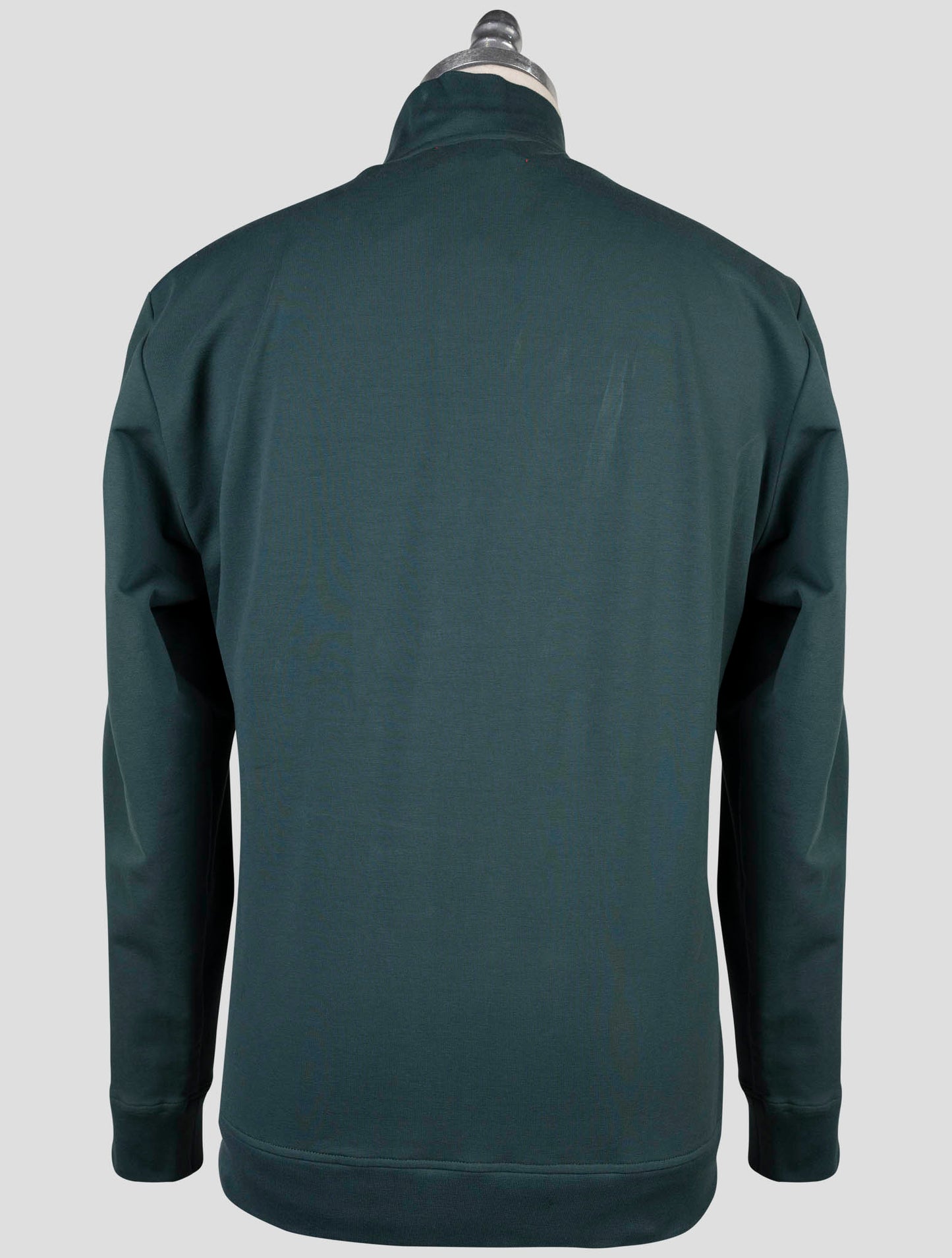 Kiton Green Linen Sweater Full Zip