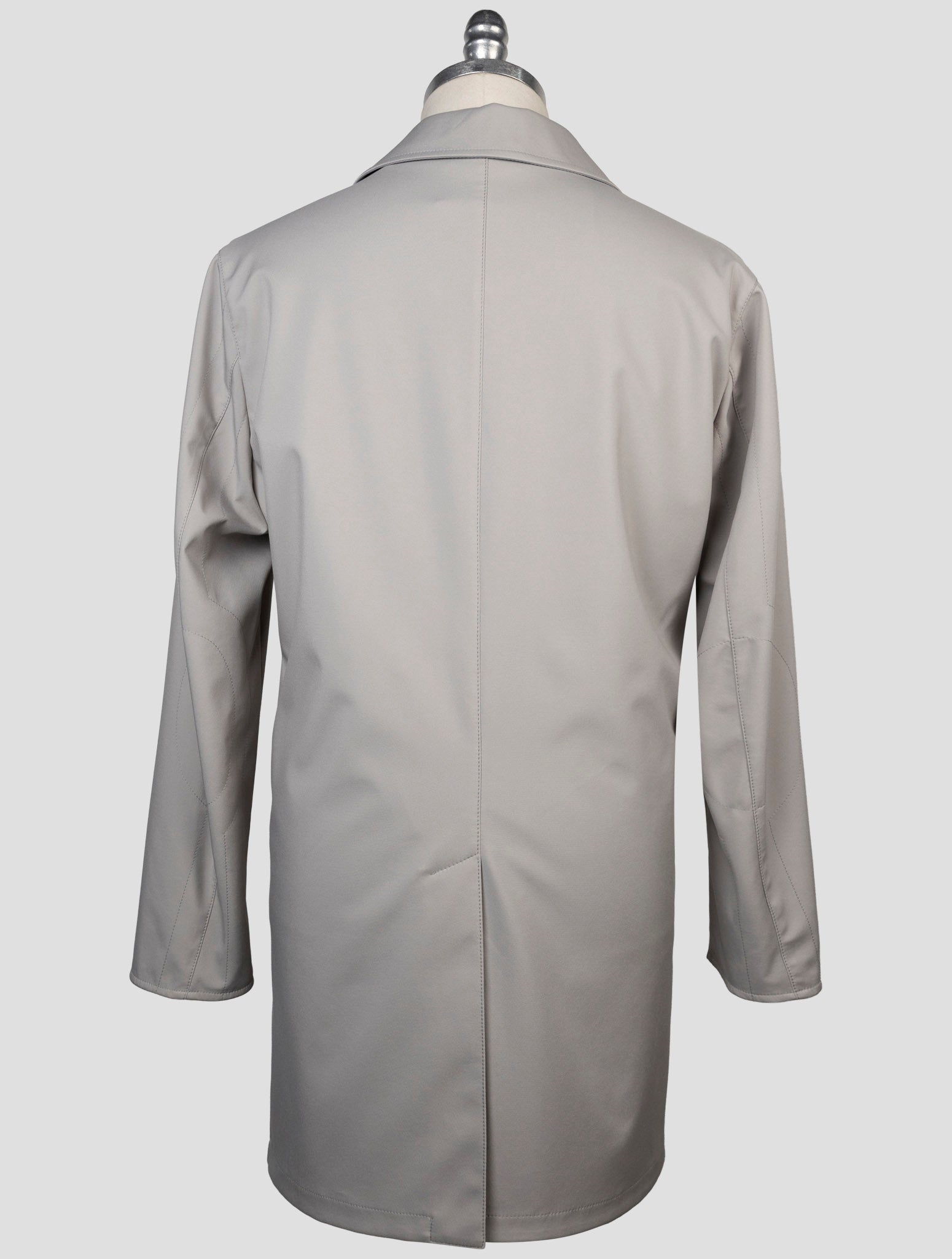 Kiton Gray Cotton Pa Pl Reverse Overocat