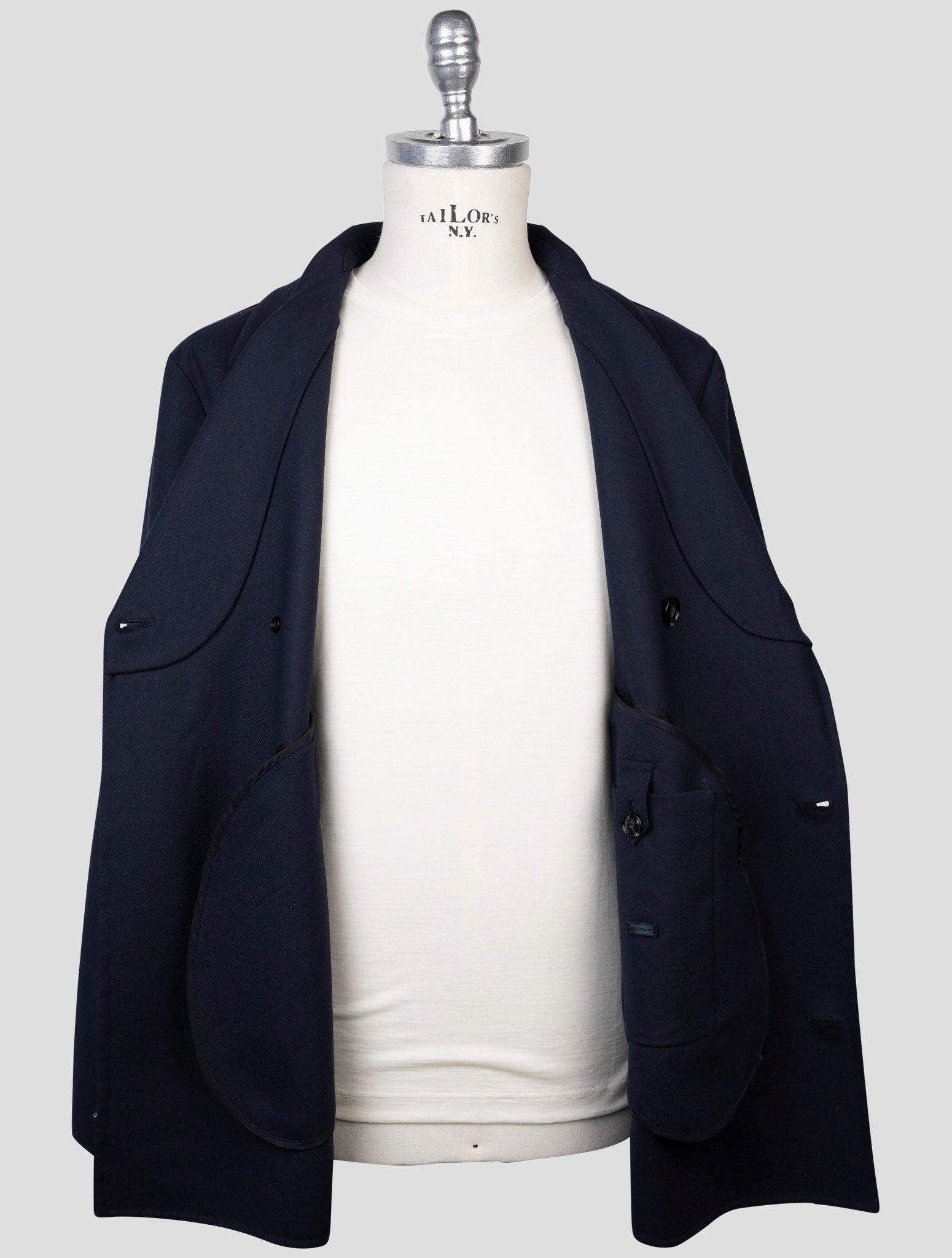Kiton Blue Wool Ea Pa
