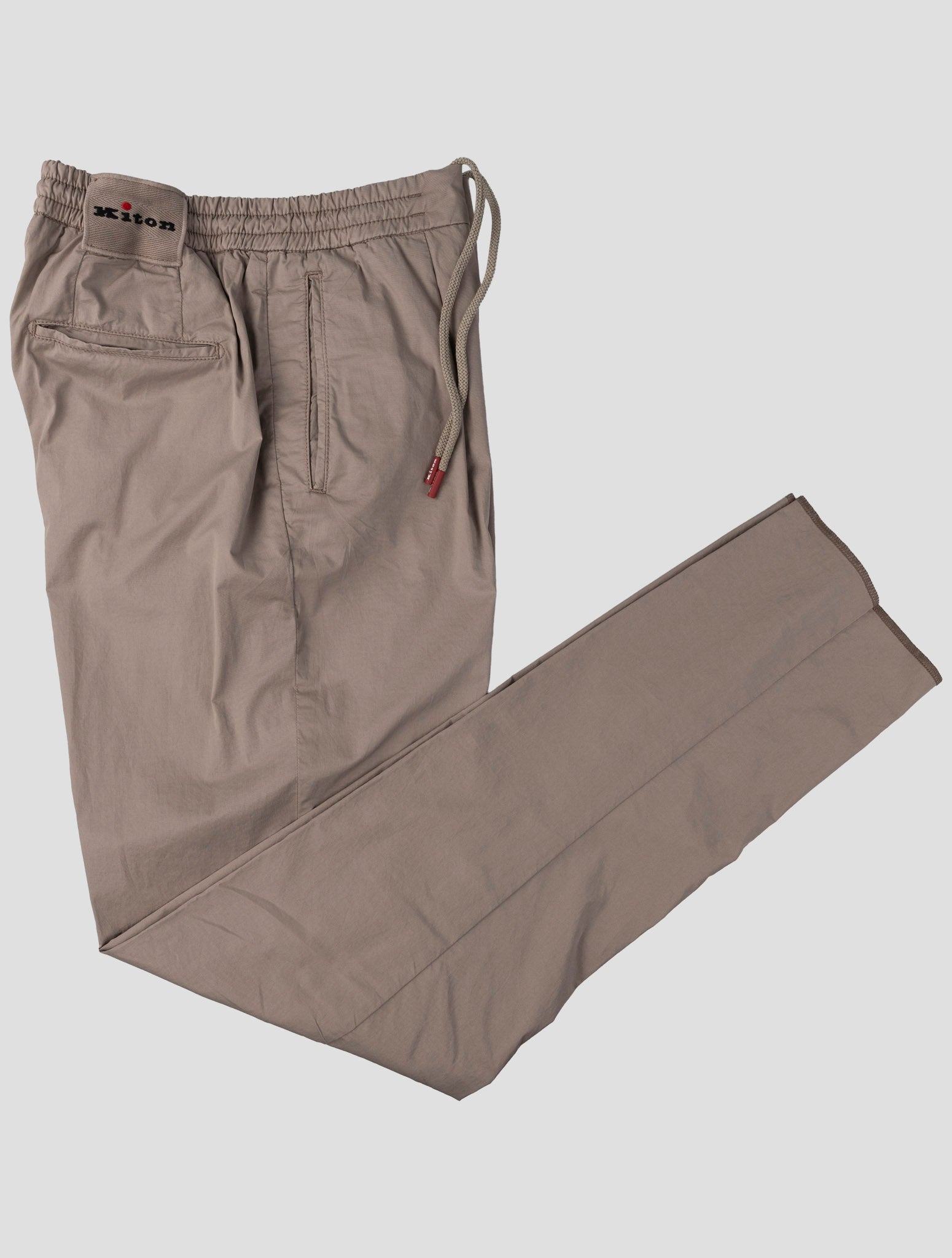 Kiton Beige Cotton Ea Pants