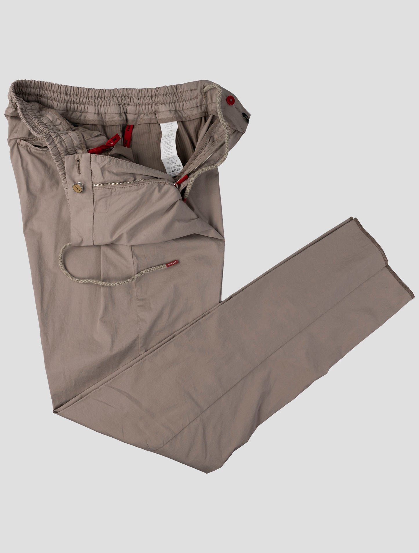Kiton Beige Cotton Ea Pants