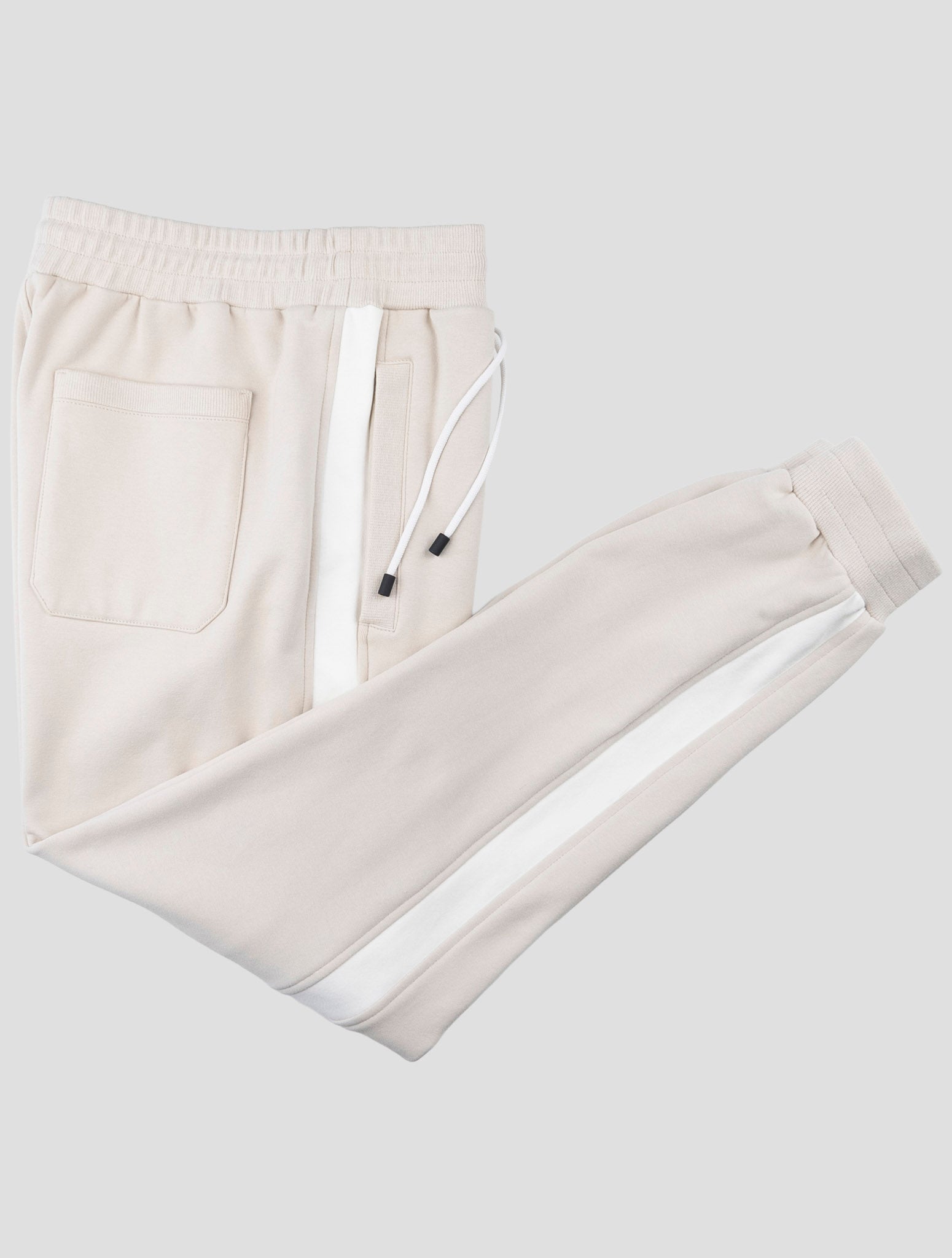 Kiton Beige Cotton Pa Pu Pants