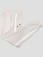 Kiton Beige Cotton Pa Pu Pants