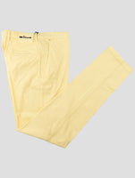 Kiton Yellow Cotton Silk Ea Jeans