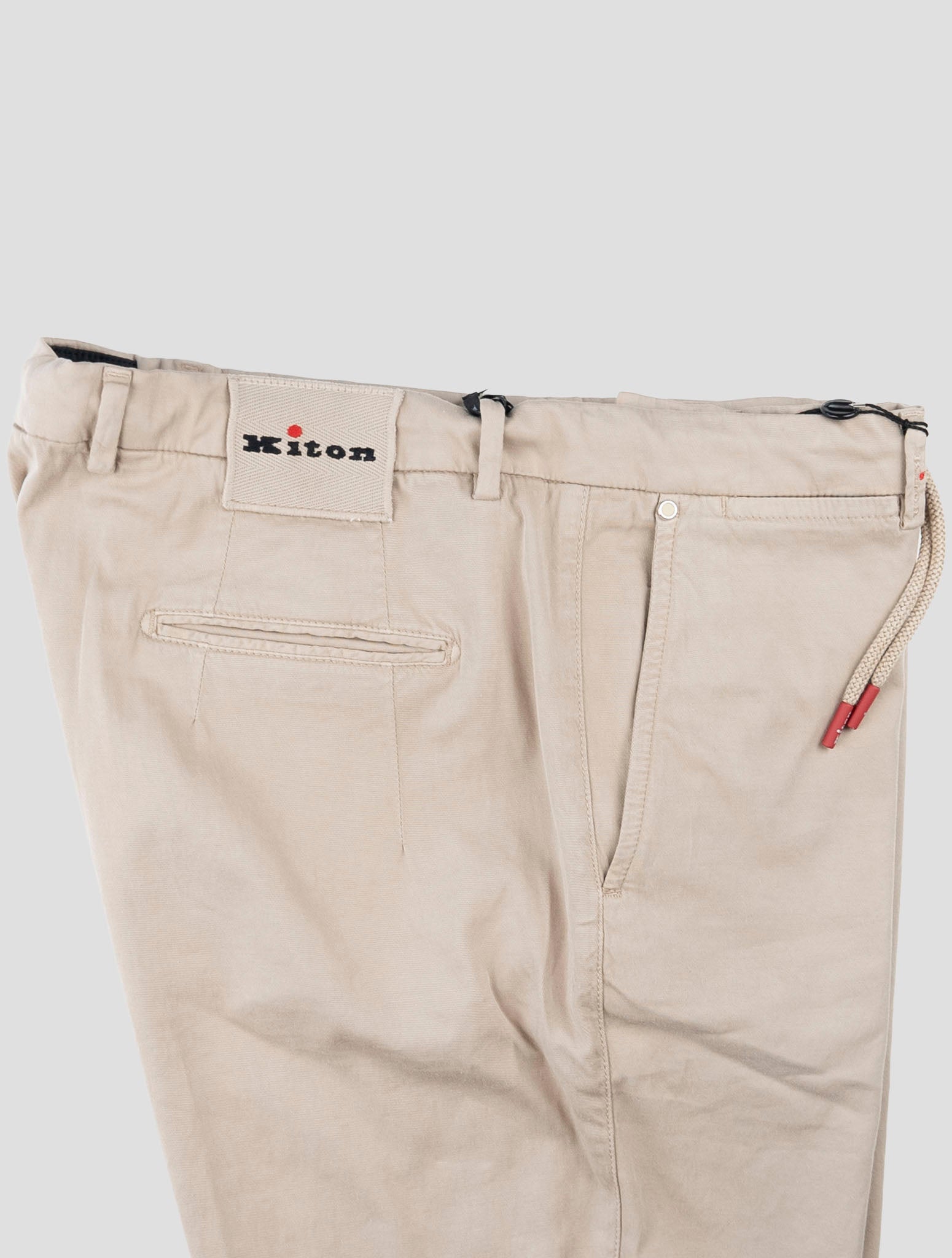 Kiton Beige Cotton Silk Ea Short Pants