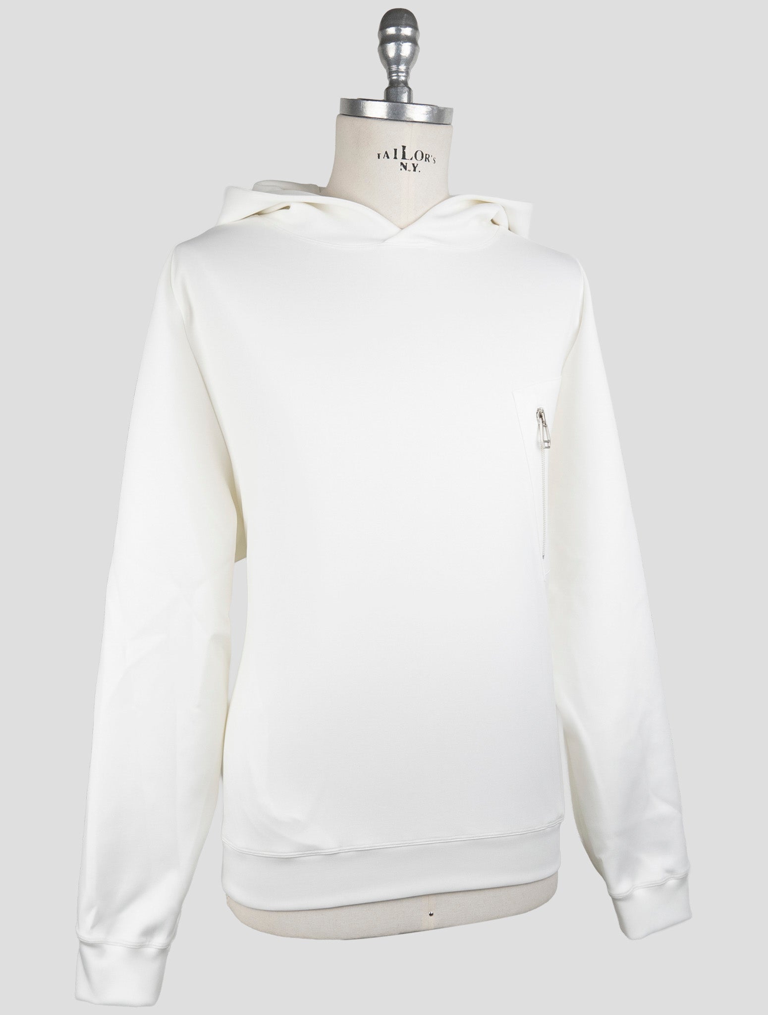Kiton White Pl Ea Sweater Hoodie