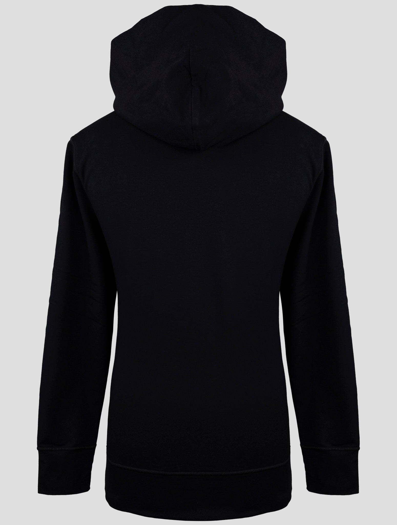 Kiton Black  Cotton Sweater Hoodie