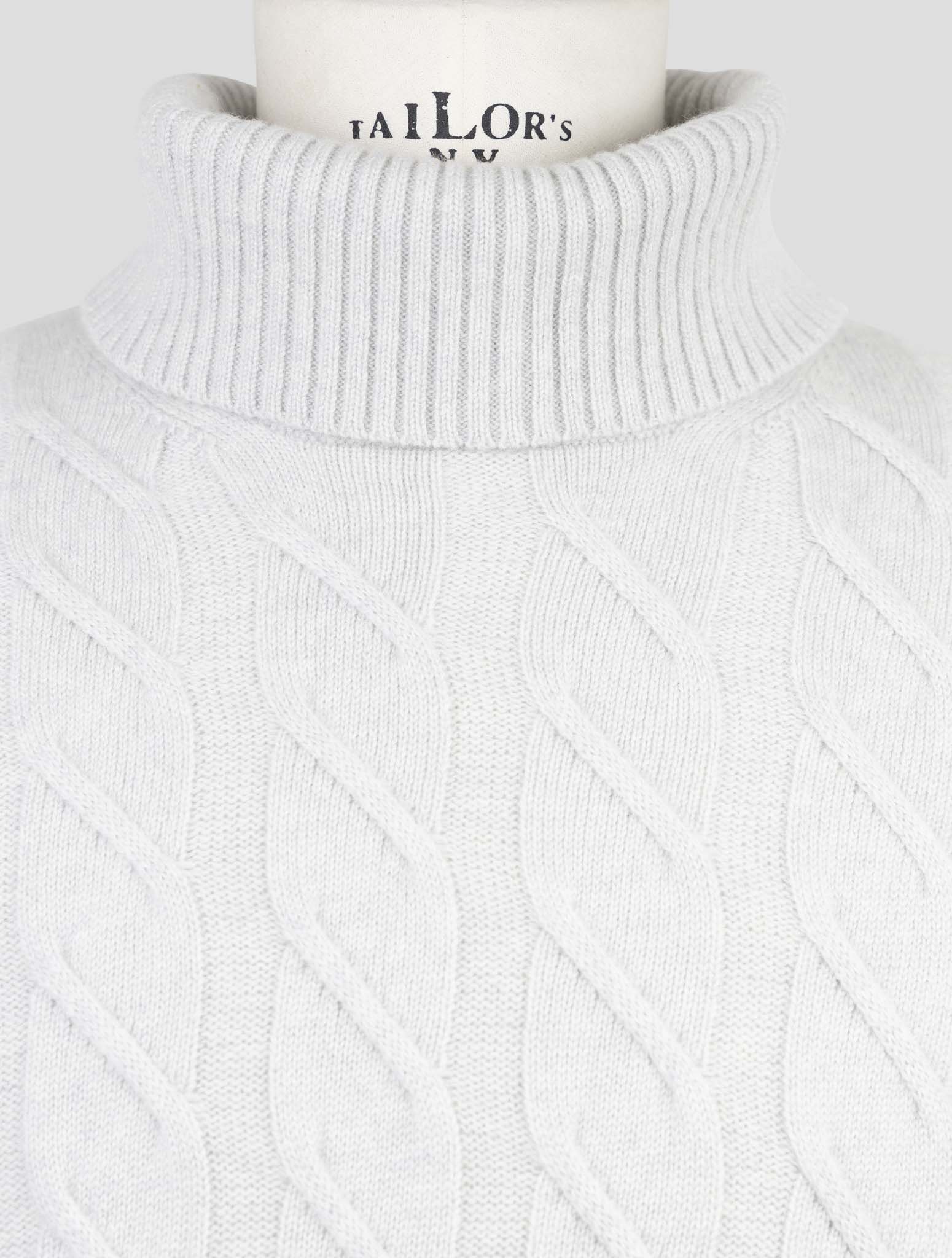 Kiton Gray Cashmere Turtleneck