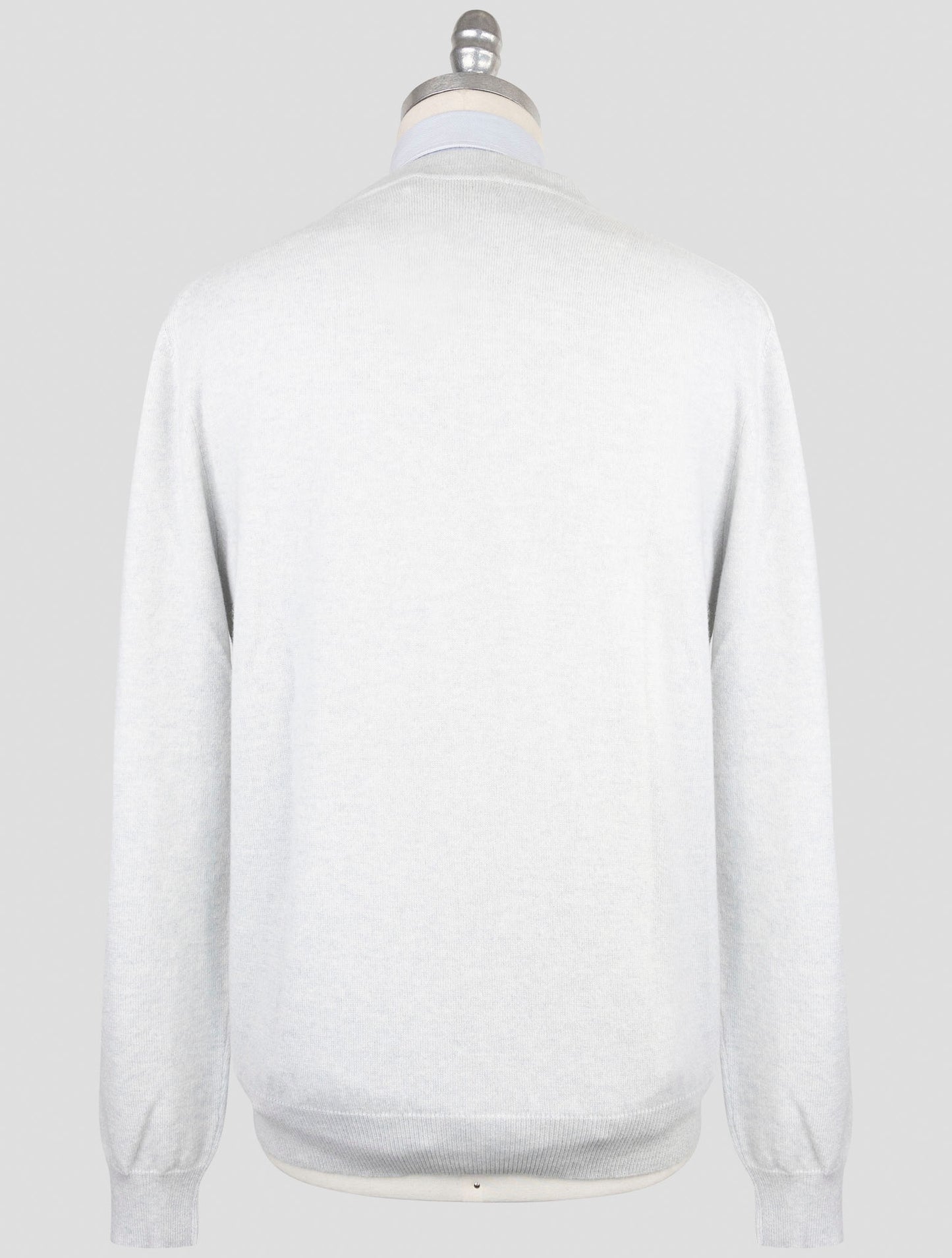 Kiton Gray Cashmere Sweater Cardigan