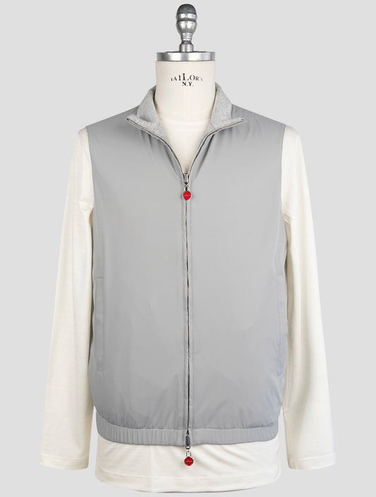 Kiton Gray Pl Viscose Ea Reverse Gilet