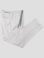 Kiton White Lyocell Ea Pants