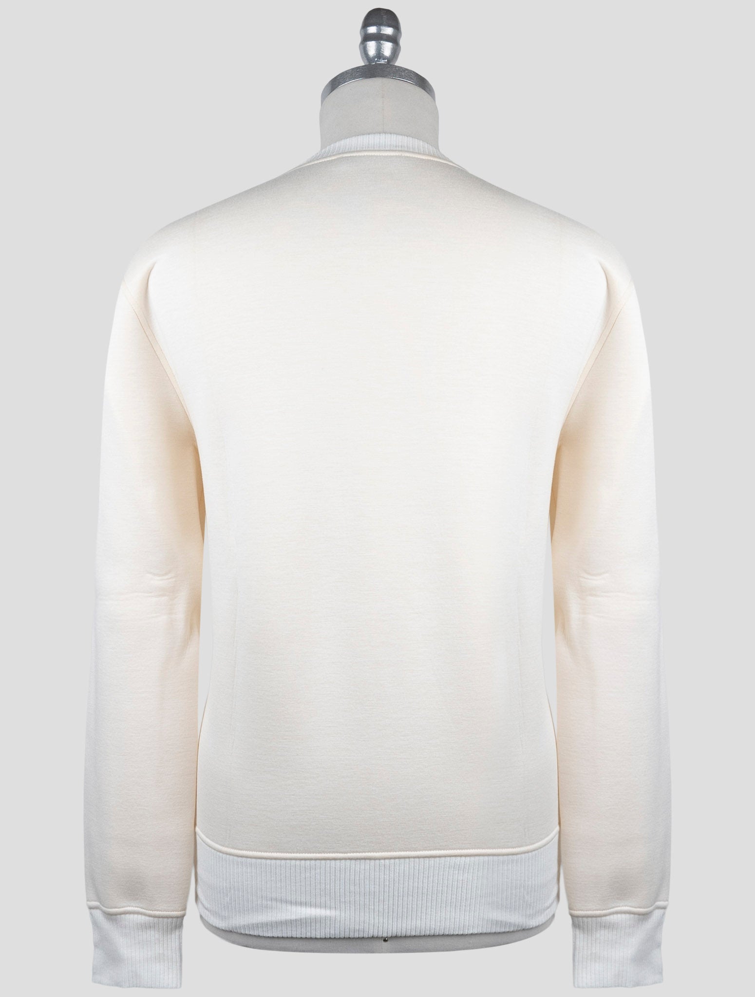 Kiton Knt White Viscose Ea Sweater Crewneck
