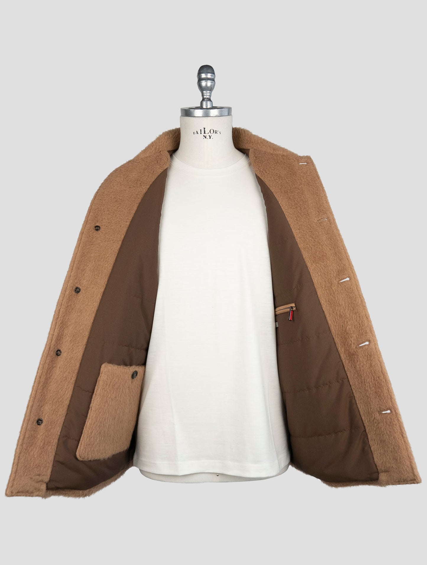 Kiton Brown Camel Coat