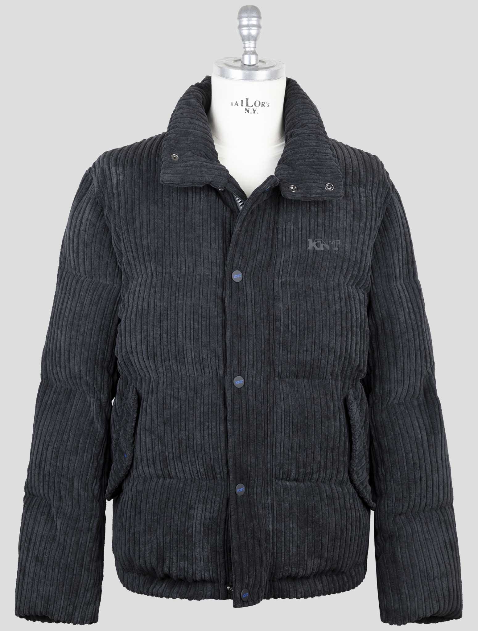 Kiton Knt Black Pl Pa Velvet Coat