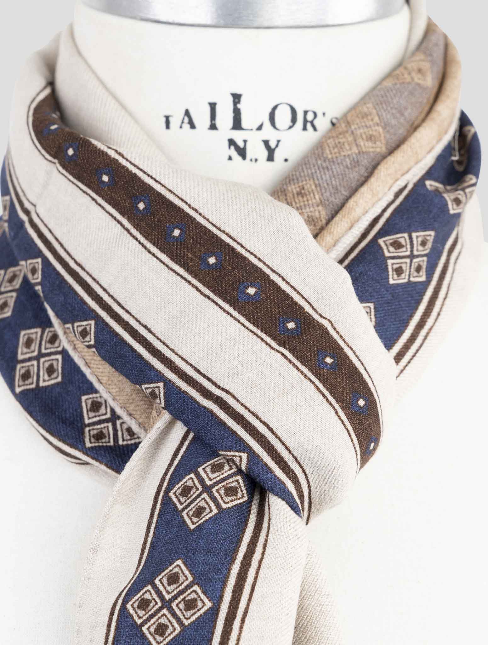 Kiton Beige Wool Scarf