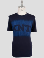 Kiton Knt Blue Cotton T-Shirt