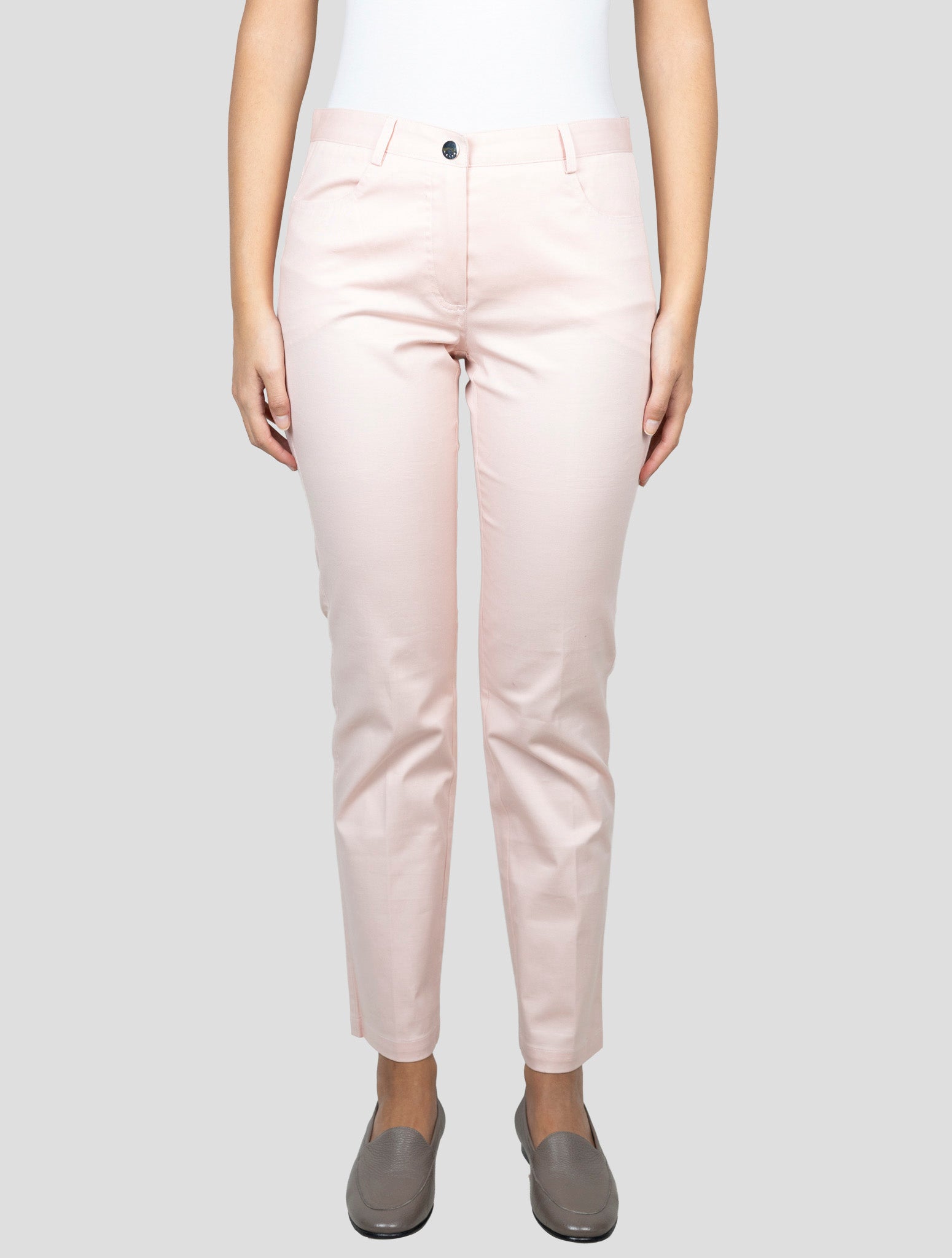 Kiton Pink Cotton Ea Pants