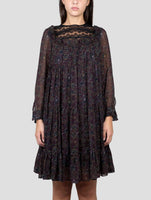 Kiton Multicolor Silk Dress