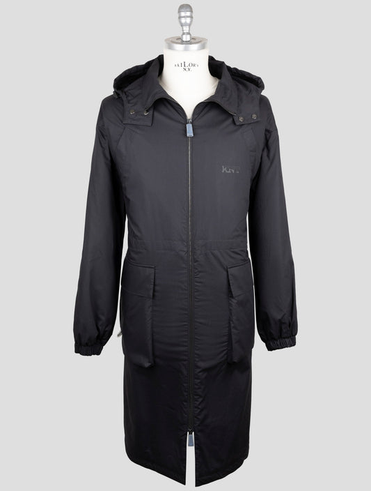 Kiton Knt Dark Blue Pl Overcoat