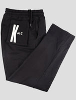 Kiton Knt Black Cotton Jogging Pants