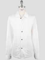 Kiton Knt White Cotton Shirt