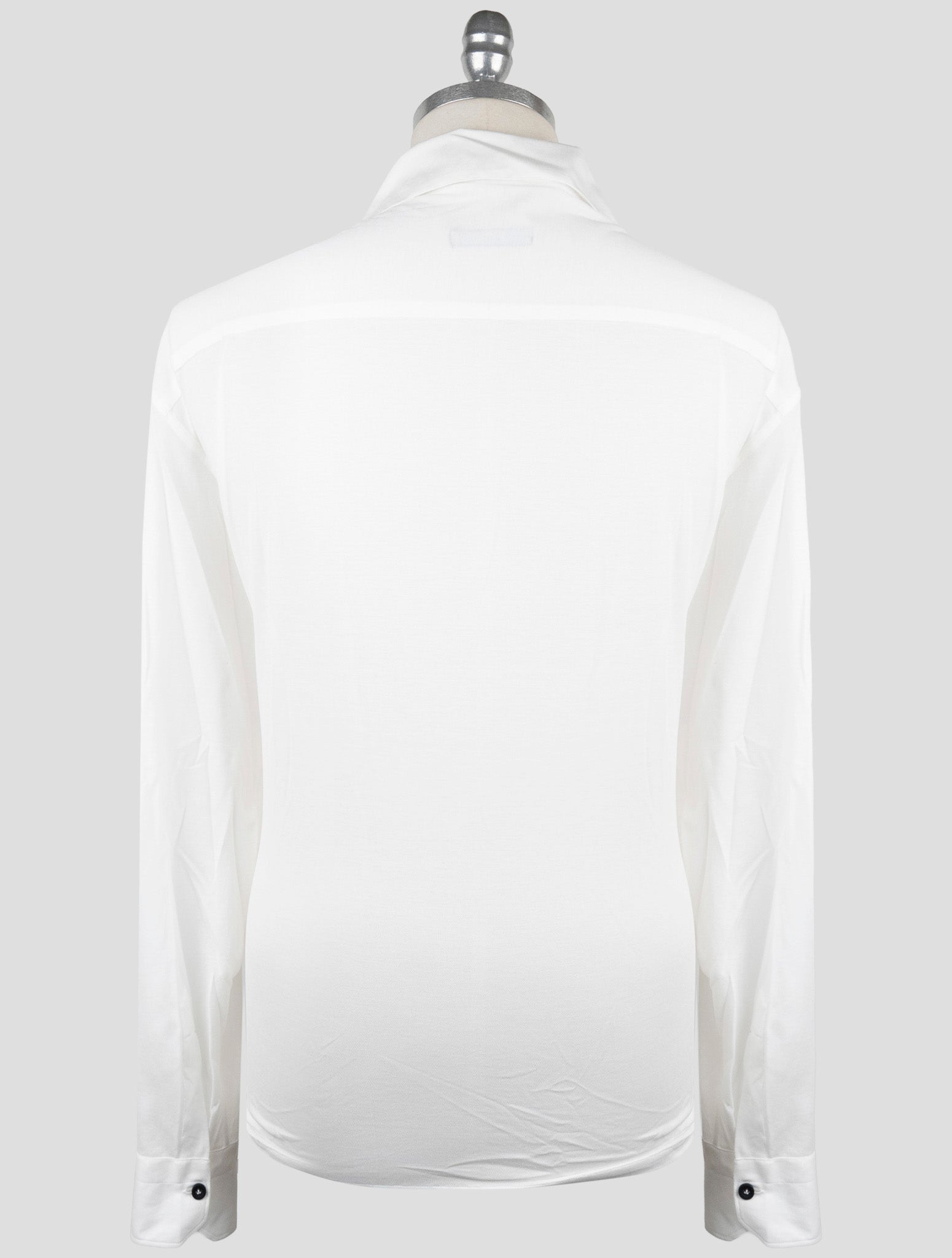 Kiton Knt White Cotton Shirt